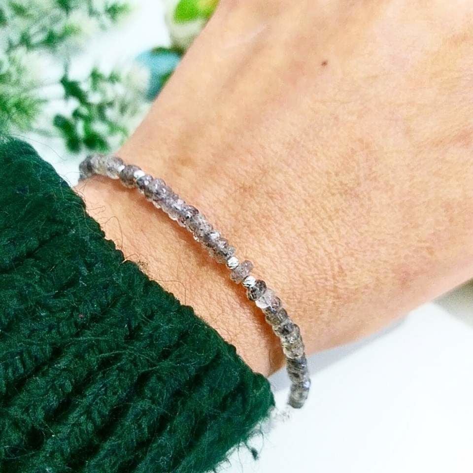Herkimer Elması Doğal Taş Bileklik
