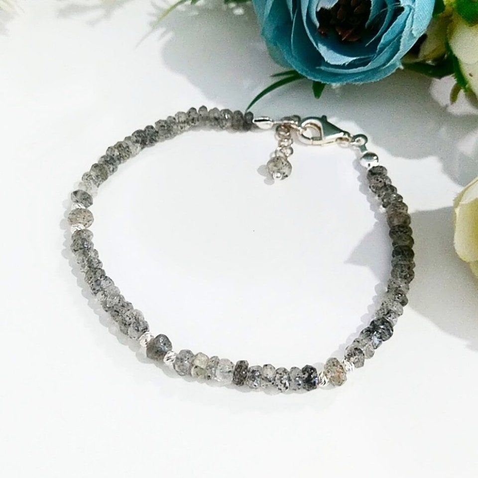 Herkimer Elması Doğal Taş Bileklik