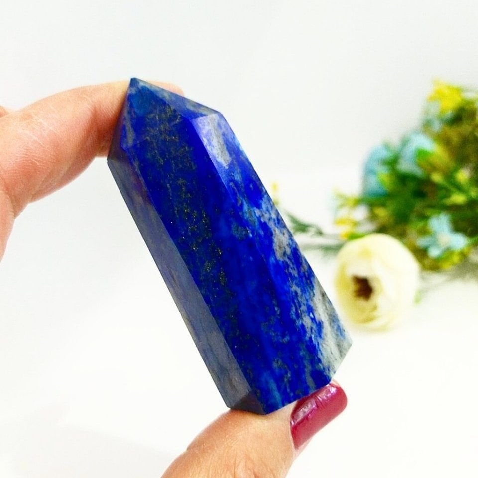 Lapis Lazuli Doğal Taş Kule