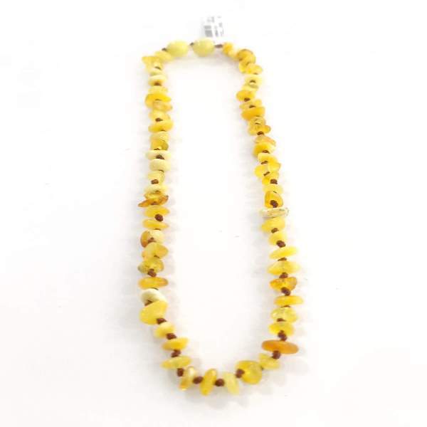 Bernsteinfarbene baltische Tropfen-Baby-Halskette