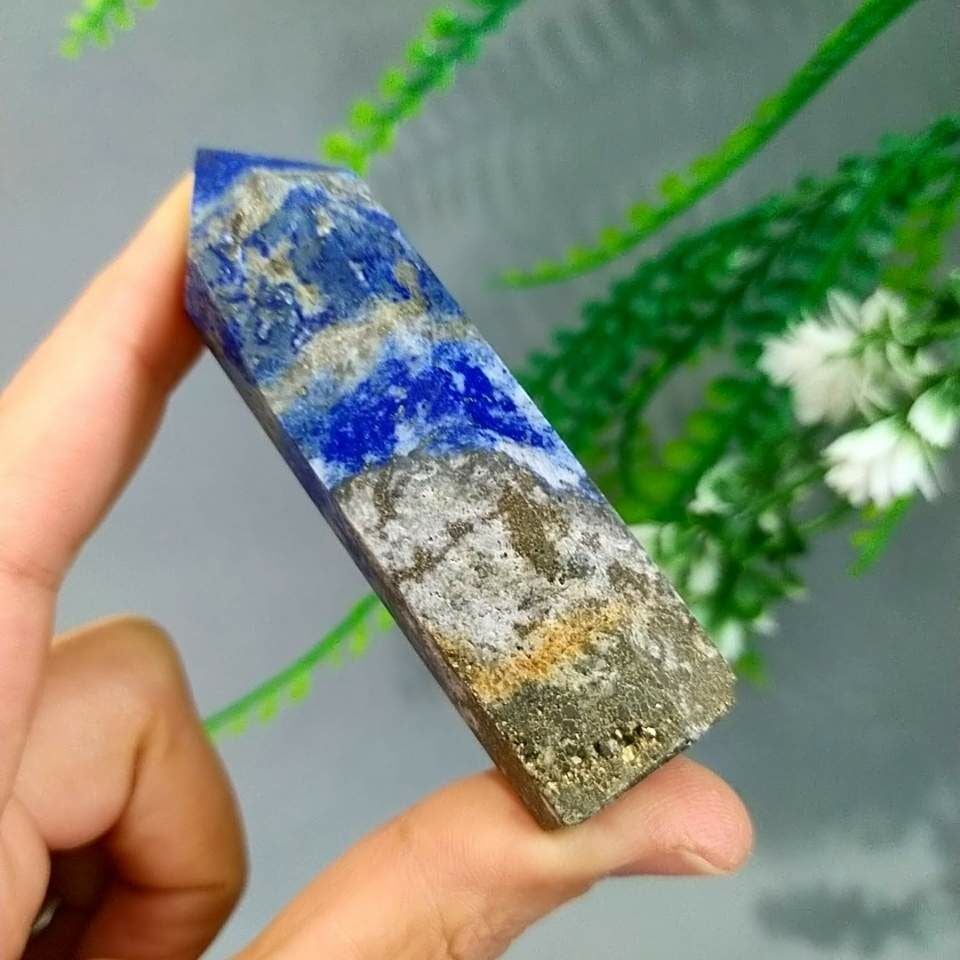 Lapis Lazuli Doğal Taş Kule 76 gr