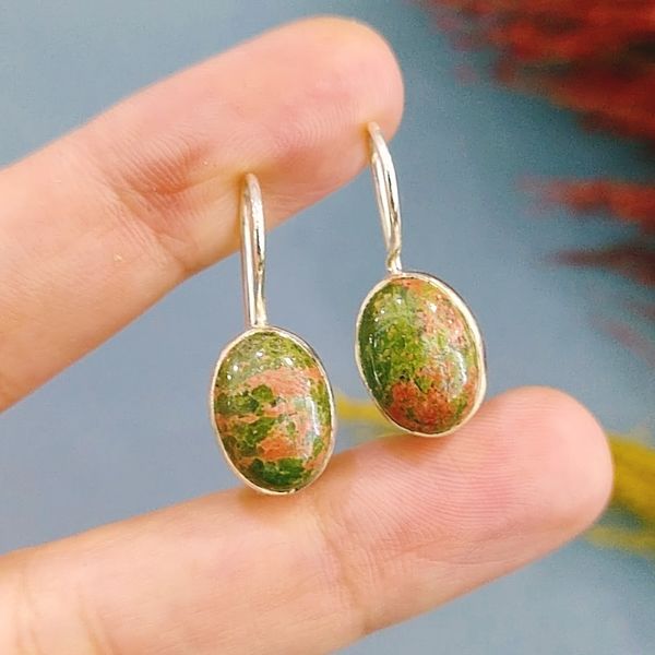 Unakit Stone Special Design Natural Stone Earrings