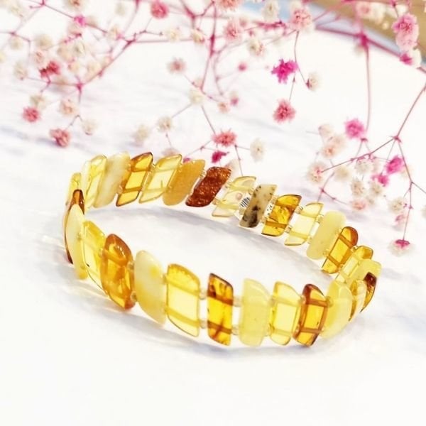 Amber Baltic Drop Bracelet