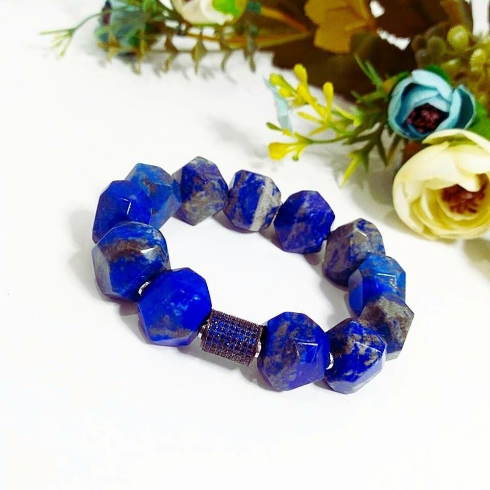 Lapis Lazuli Doğal Taş Bileklik