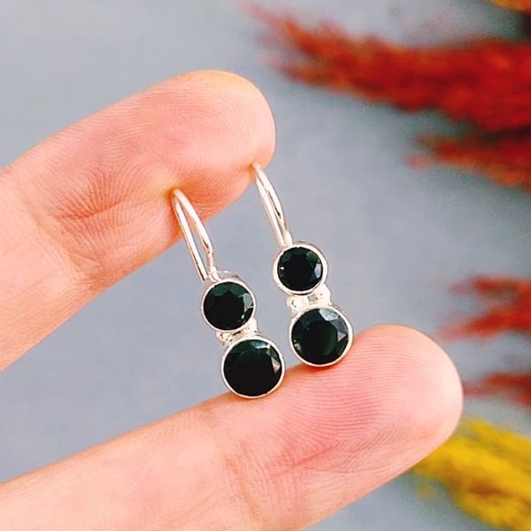 Spinel Özel Tasarım Doğaltaş Küpe