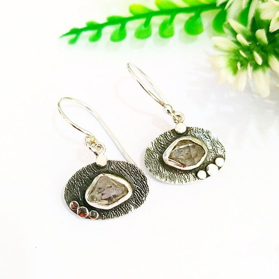Herkimer Diamond Special Design Earrings