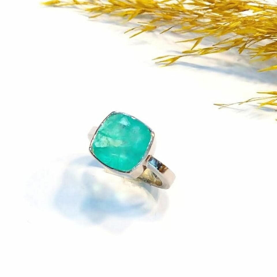Paraiba Turmalin Özel Tasarım Yüzük
