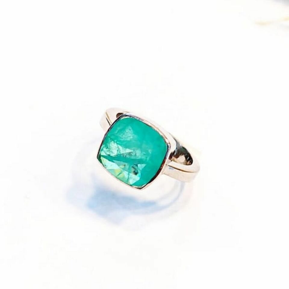 Paraiba Turmalin Özel Tasarım Yüzük