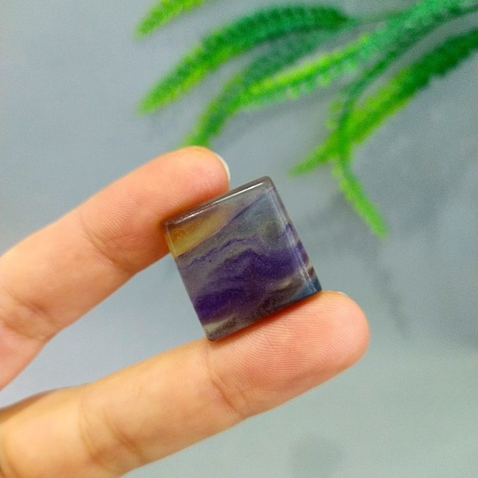 Fluorite Stone Cabochon kab30