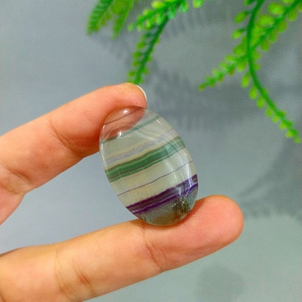Fluorite Stone Cabochon kab40