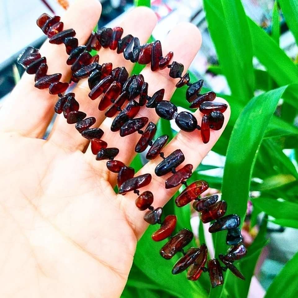 Kehribar Baltık Damla Kolye