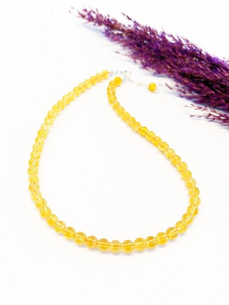 Citrine Stone Natural Stone Necklace