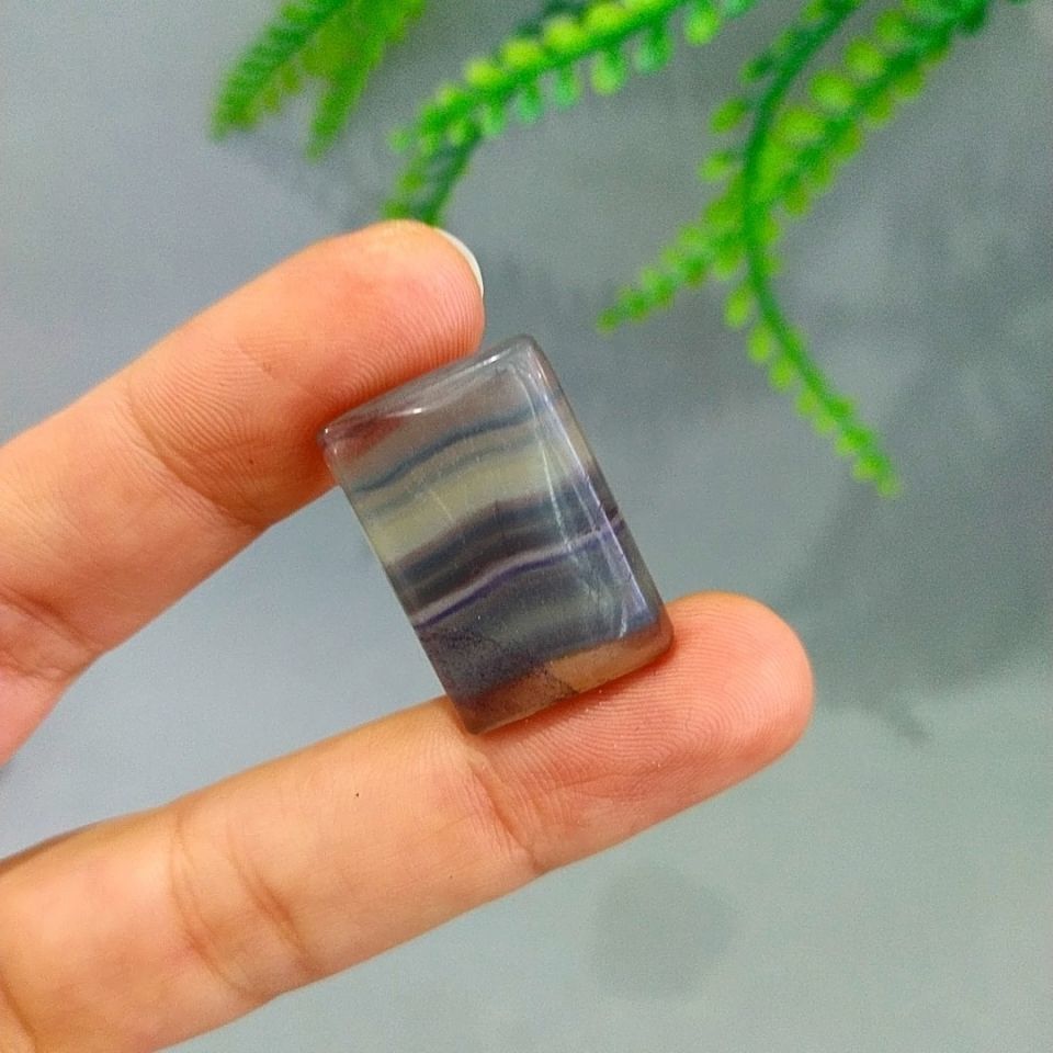 Fluorit Stein Cabochon kab51