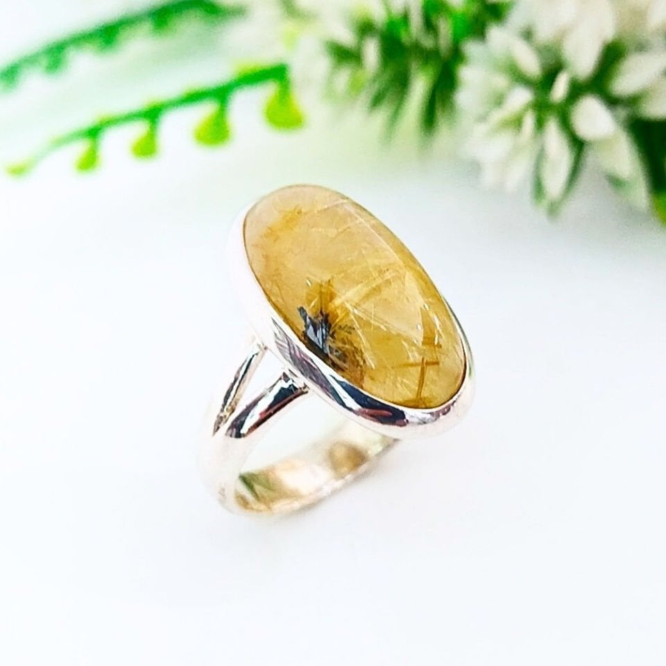 Gold Beril Özel Tasarım Yüzük - OTS1079