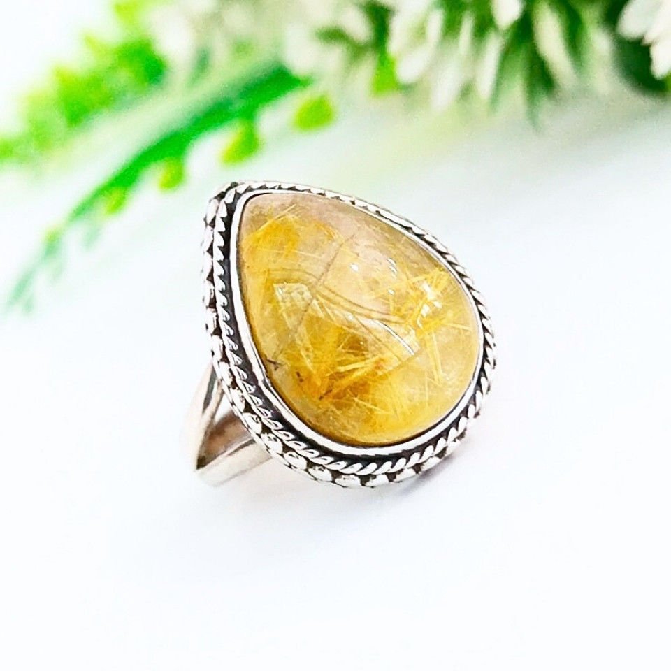 Gold Beril Özel Tasarım Yüzük - OTS1080