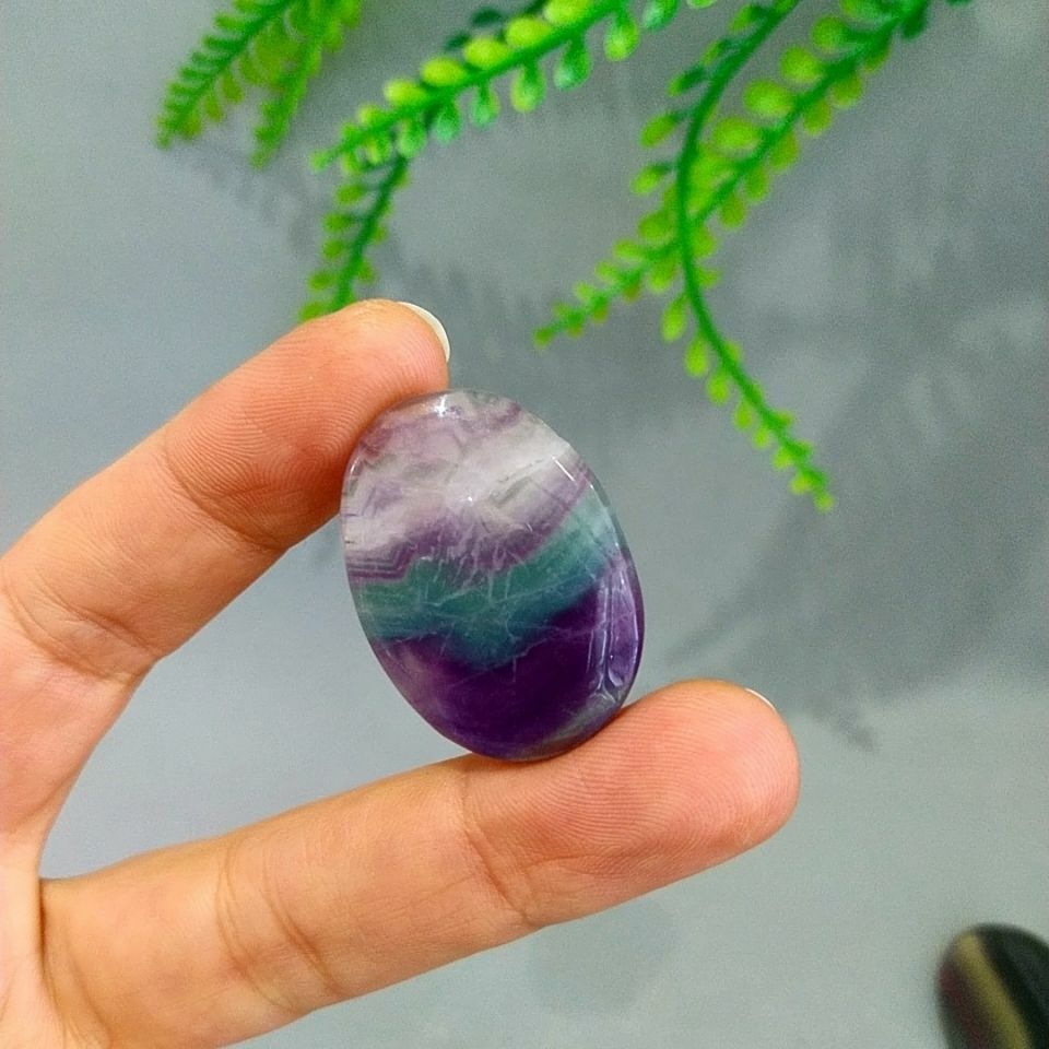 Fluorite Stone Cabochon kab53