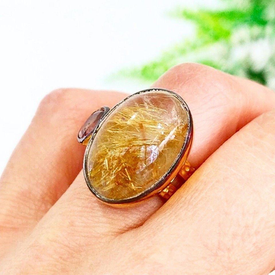 Gold Beril ve Alexandrite Özel Tasarım Yüzük