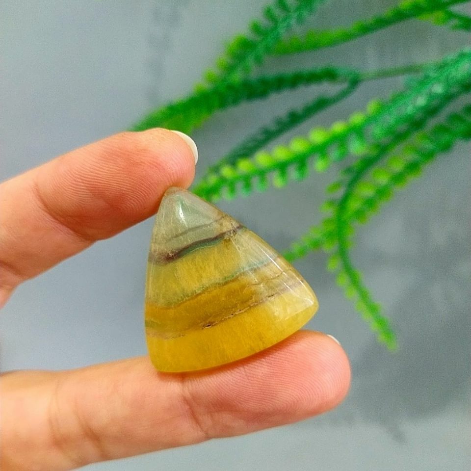Fluorite Stone Cabochon kab55