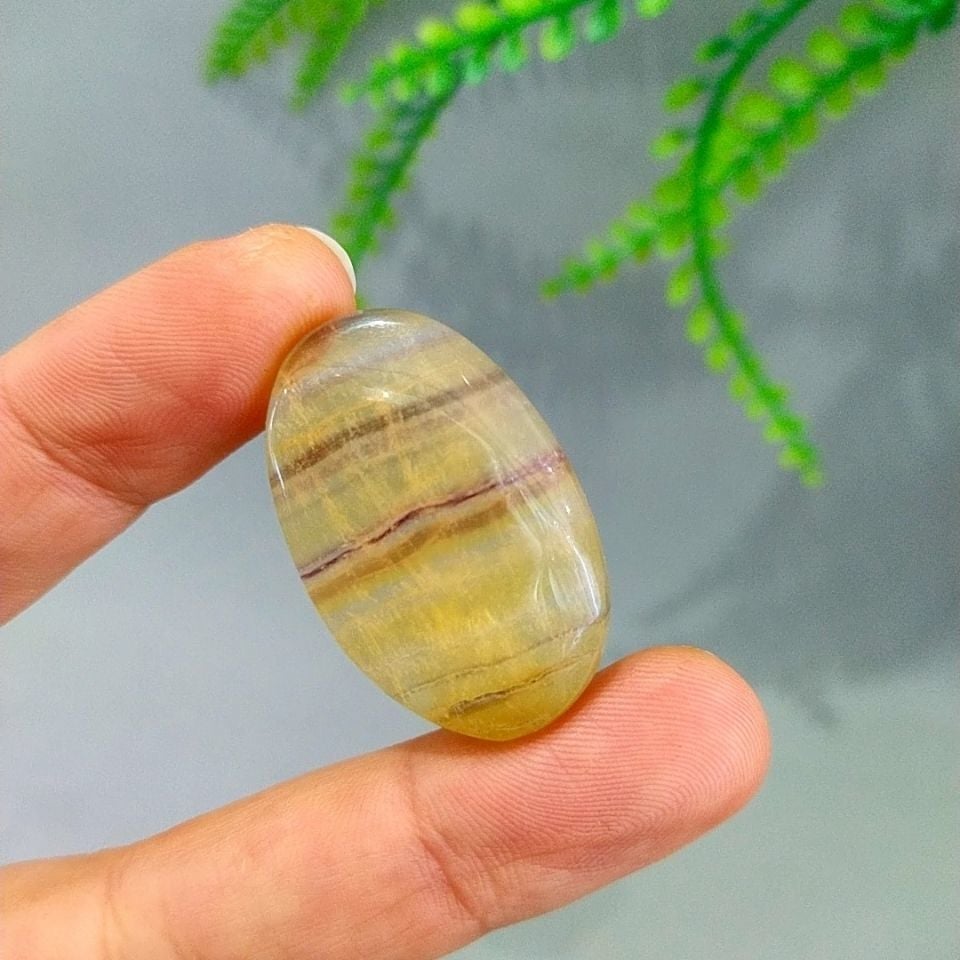 Fluorit Stein Cabochon K61