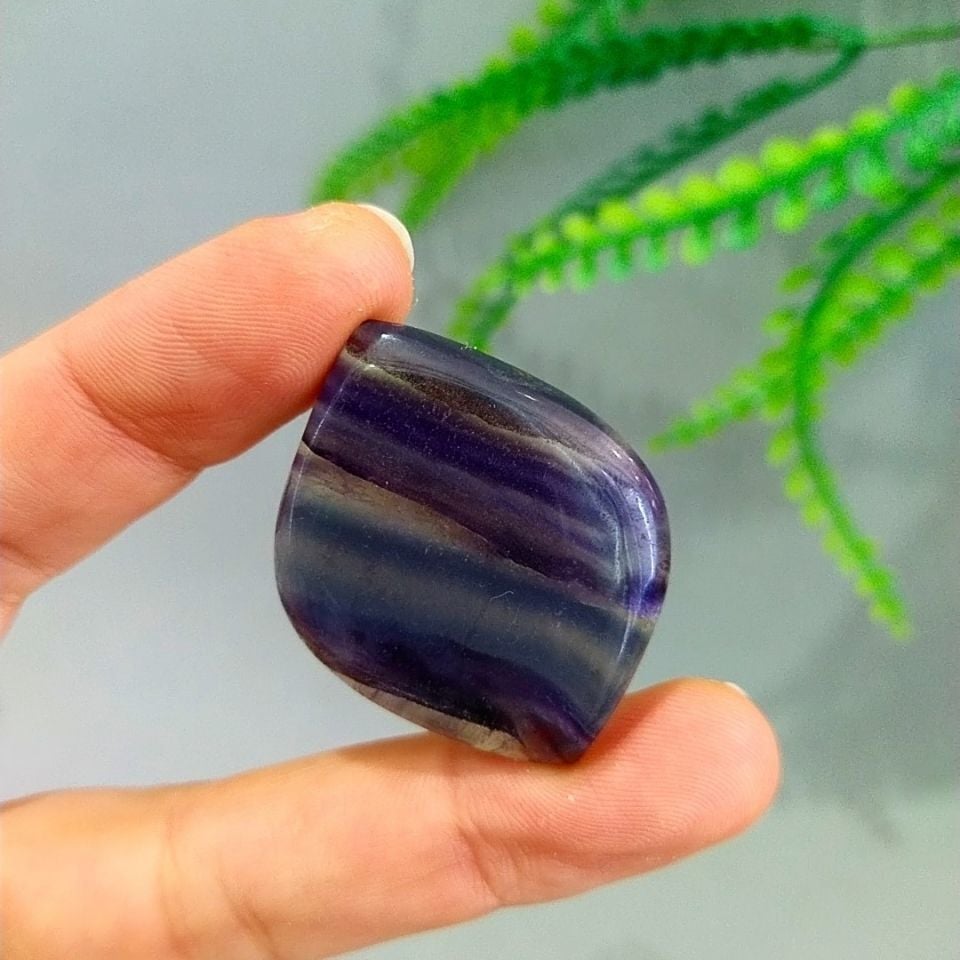 Fluorit Stein Cabochon K65