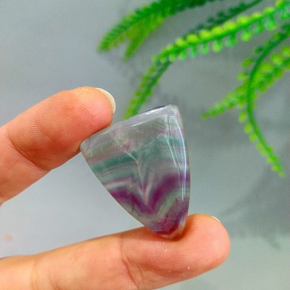 Fluorite Stone Cabochon K66
