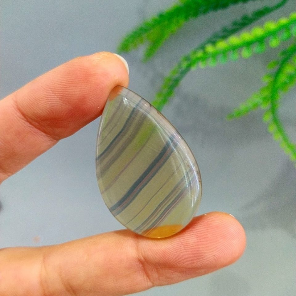 Fluorit Stein Cabochon K69