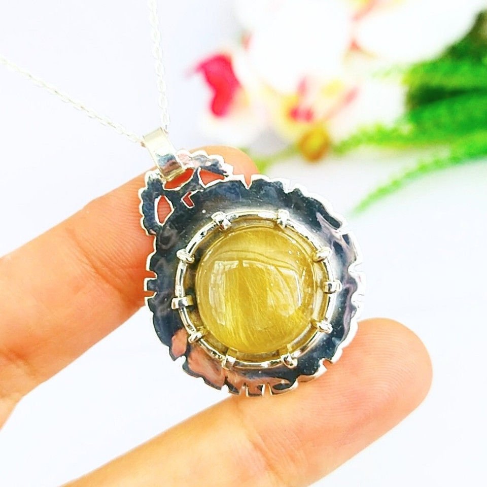 Gold Beril Özel Tasarım Kolye - TSR1270