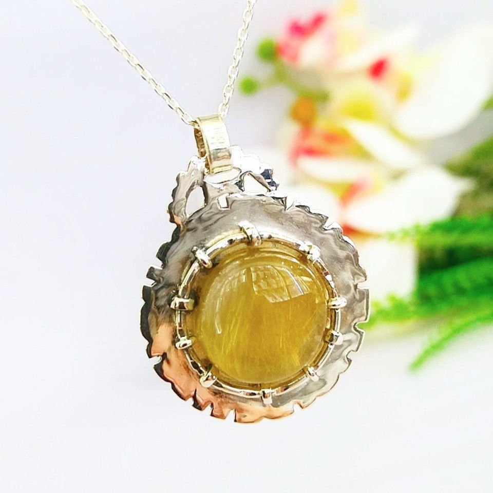 Gold Beril Özel Tasarım Kolye - TSR1270