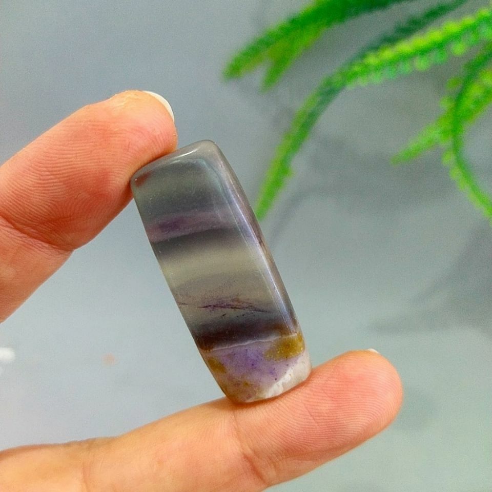 Fluorit Stein Cabochon K73