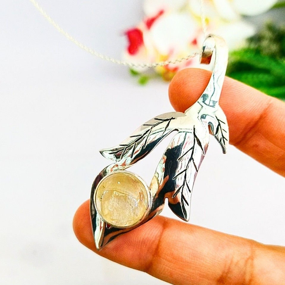 Gold Beril Özel Tasarım Kolye - TSR1276