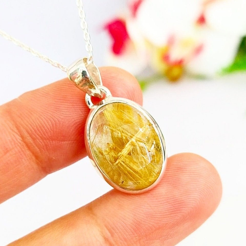 Gold Beril Özel Tasarım Kolye - TSR1277