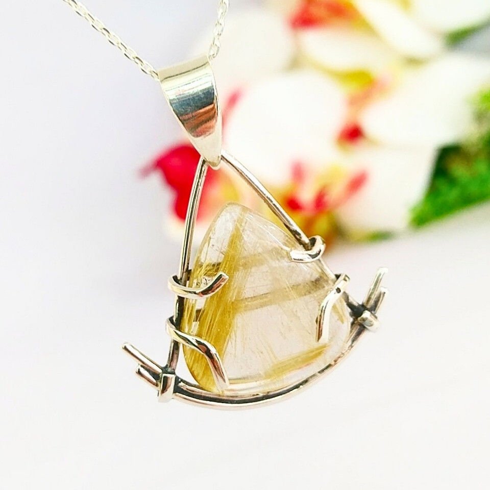 Gold Beryl Special Design Necklace - TSR1280
