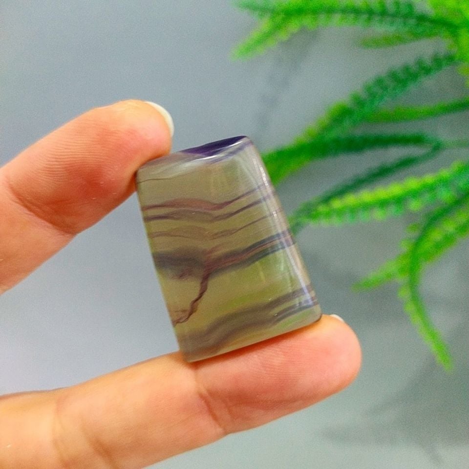 Fluorit Stein Cabochon K80