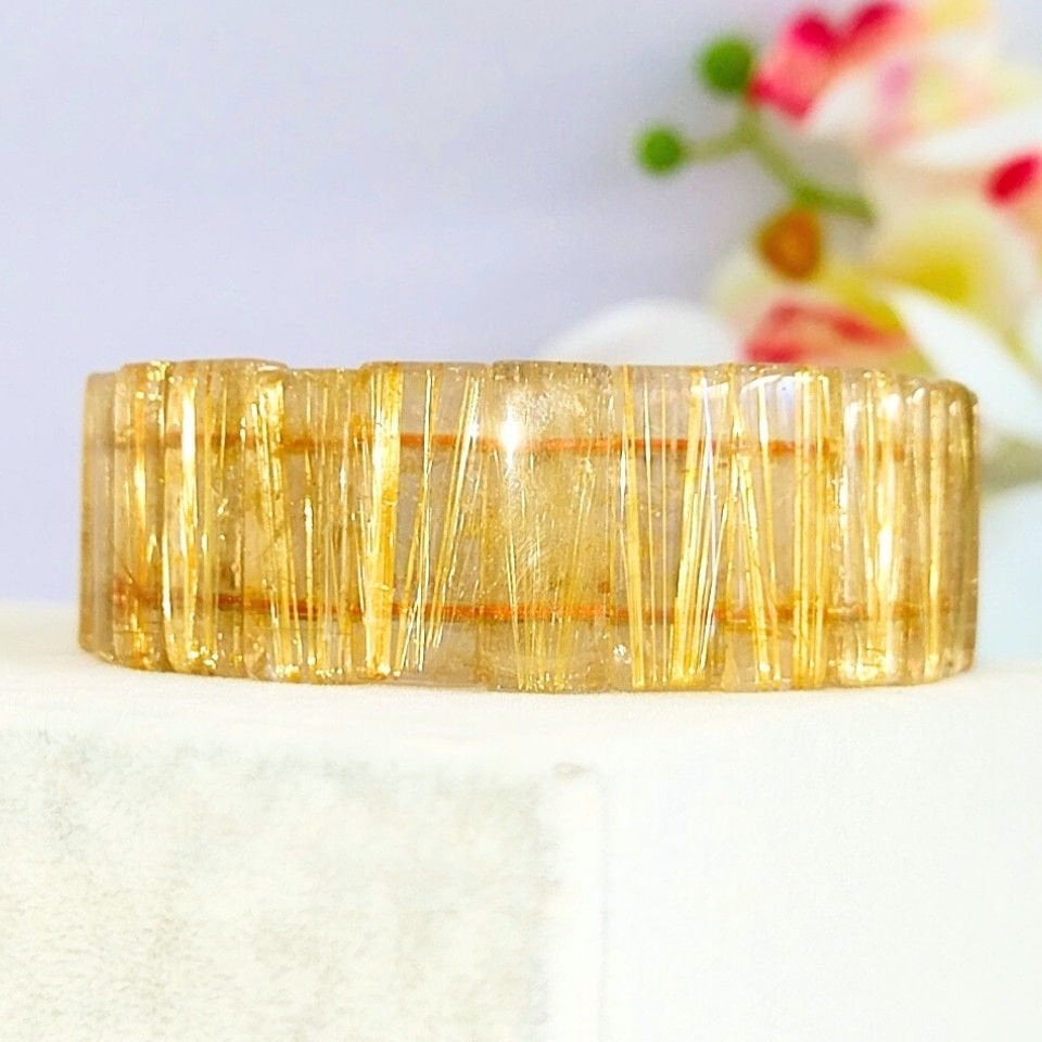 Gold Beril Doğal Taş Bileklik – BLK920