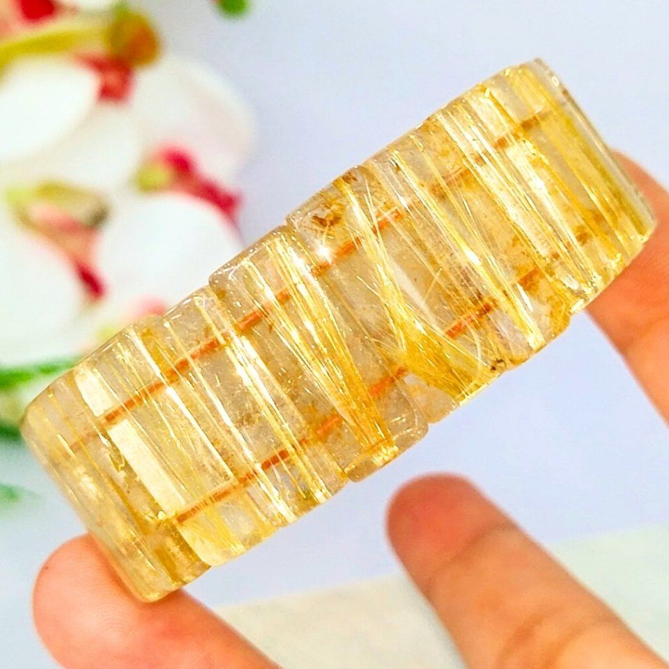 Gold Beryl Natural Stone Bracelet – BLK920