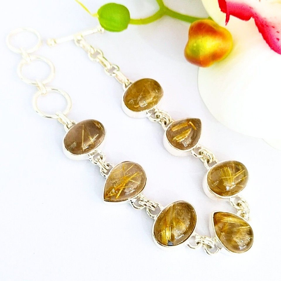 Gold-Beryll-Armband mit speziellem Design – OTB175