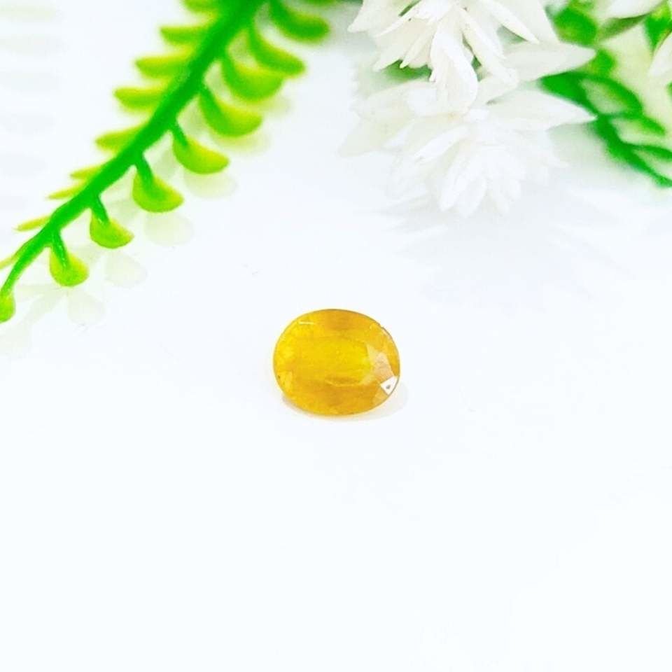 Sarı Safir Kabaşon Taş 2,90 crt