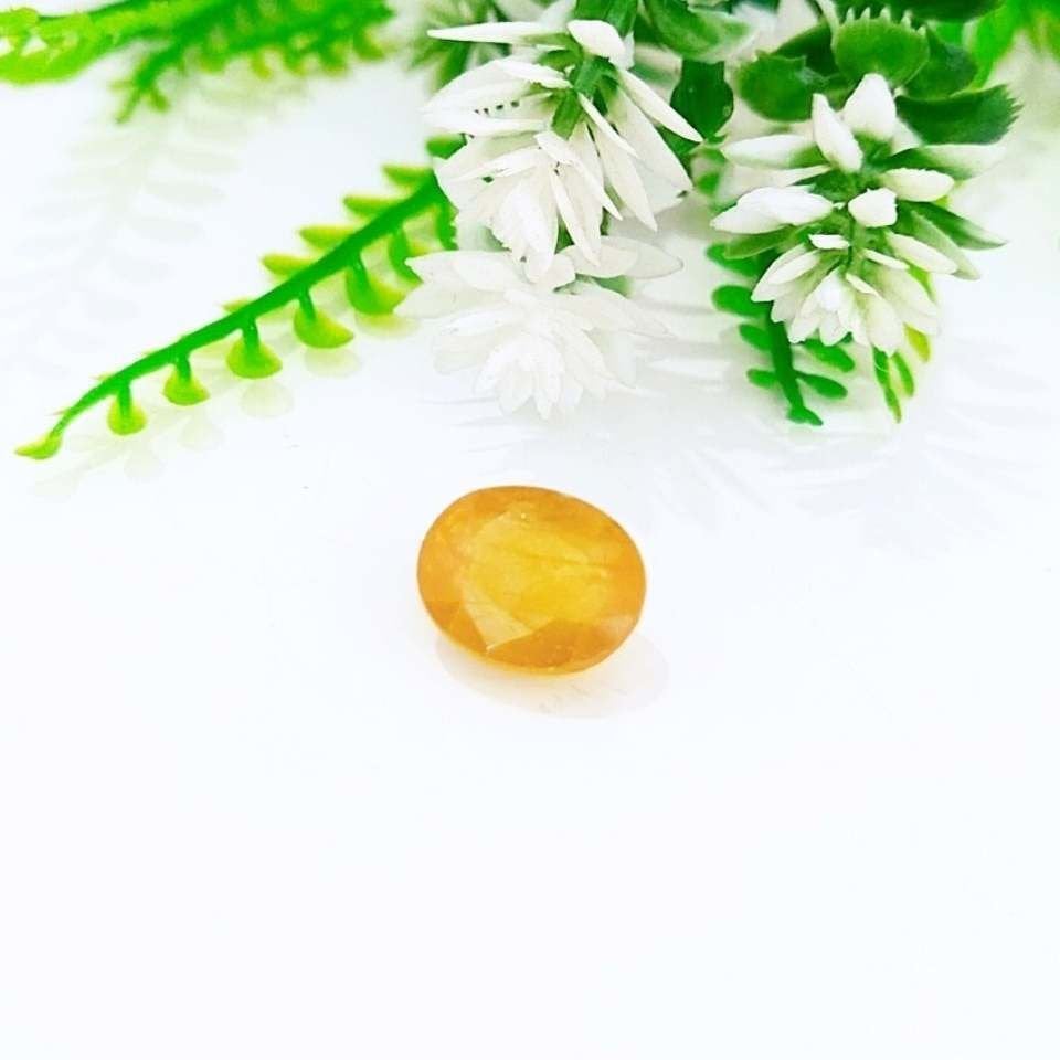Sarı Safir Kabaşon Taş 13,20 crt