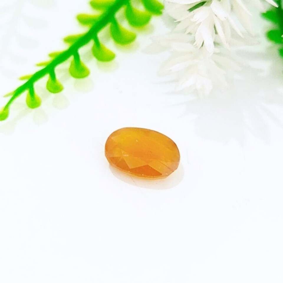 Sarı Safir Kabaşon Taş 6,90 crt