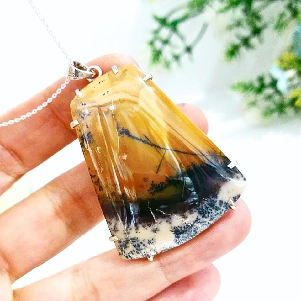 Merlinite Stone Special Design Necklace