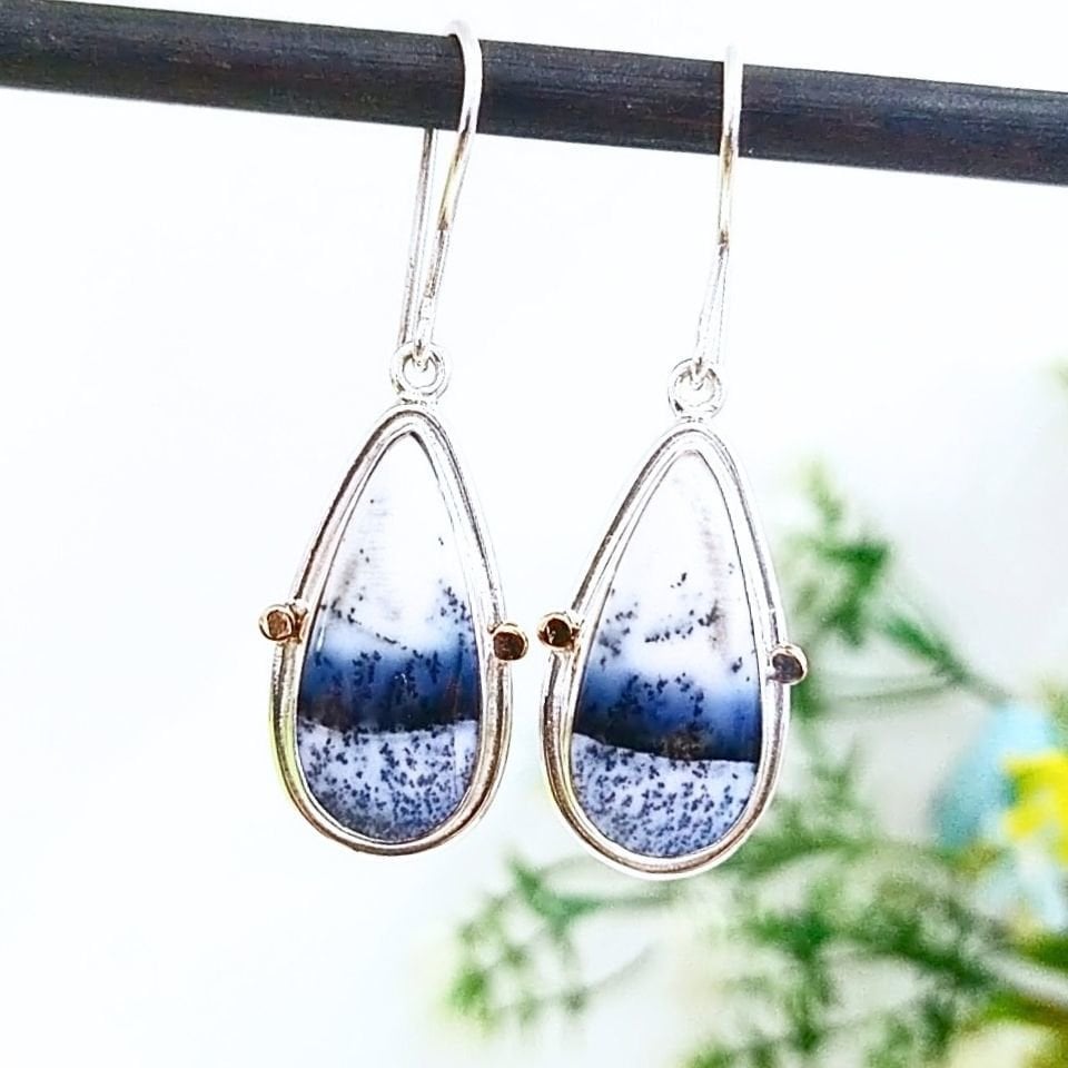 Merlinite Stone Special Design Earrings