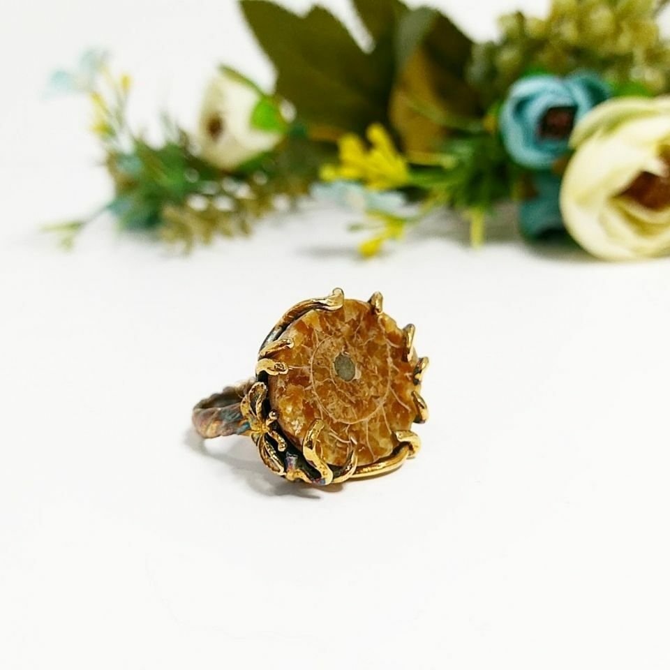Ammonite Special Design Ring F687