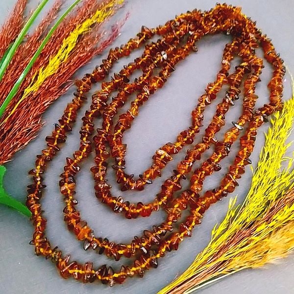 Amber Baltic Drop Necklace