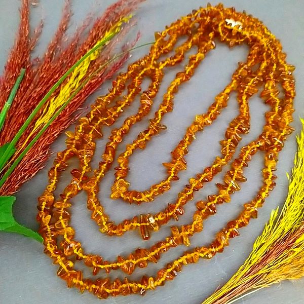 Amber Baltic Drop Necklace