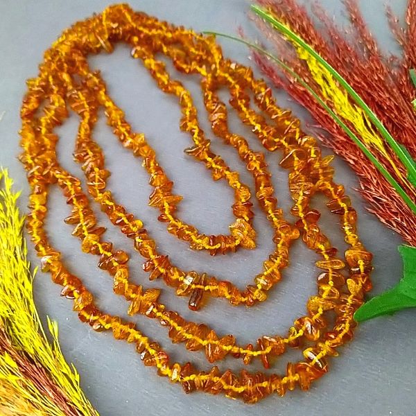 Amber Baltic Drop Necklace