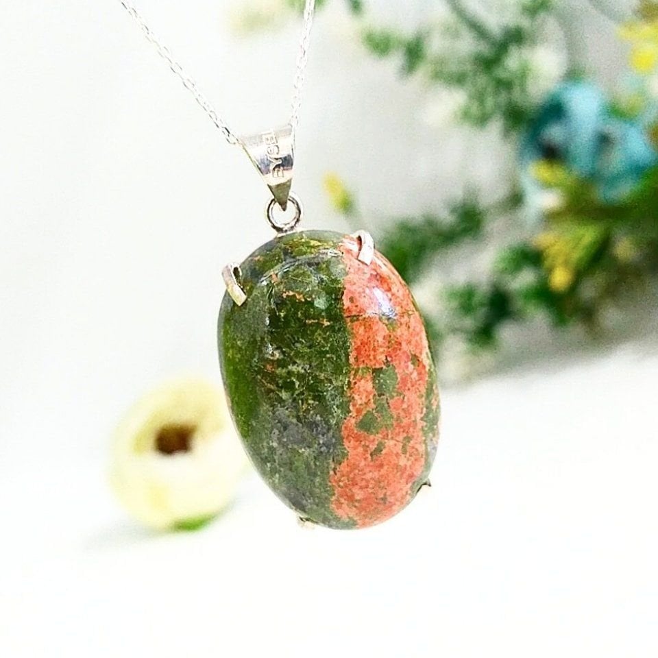 Unakit Stone Natural Stone Necklace