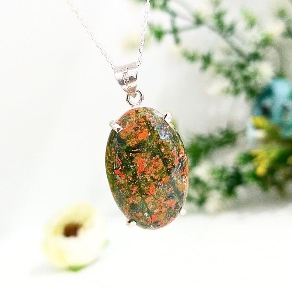Unakit Stone Natural Stone Necklace