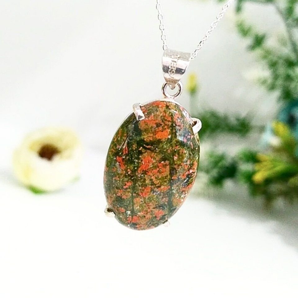 Unakit Stone Natural Stone Necklace