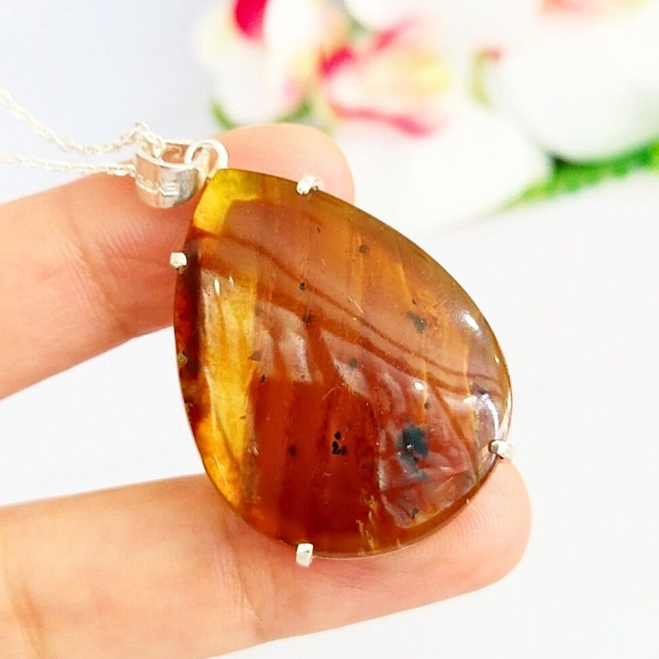 Drop Amber Pendant – KHR516