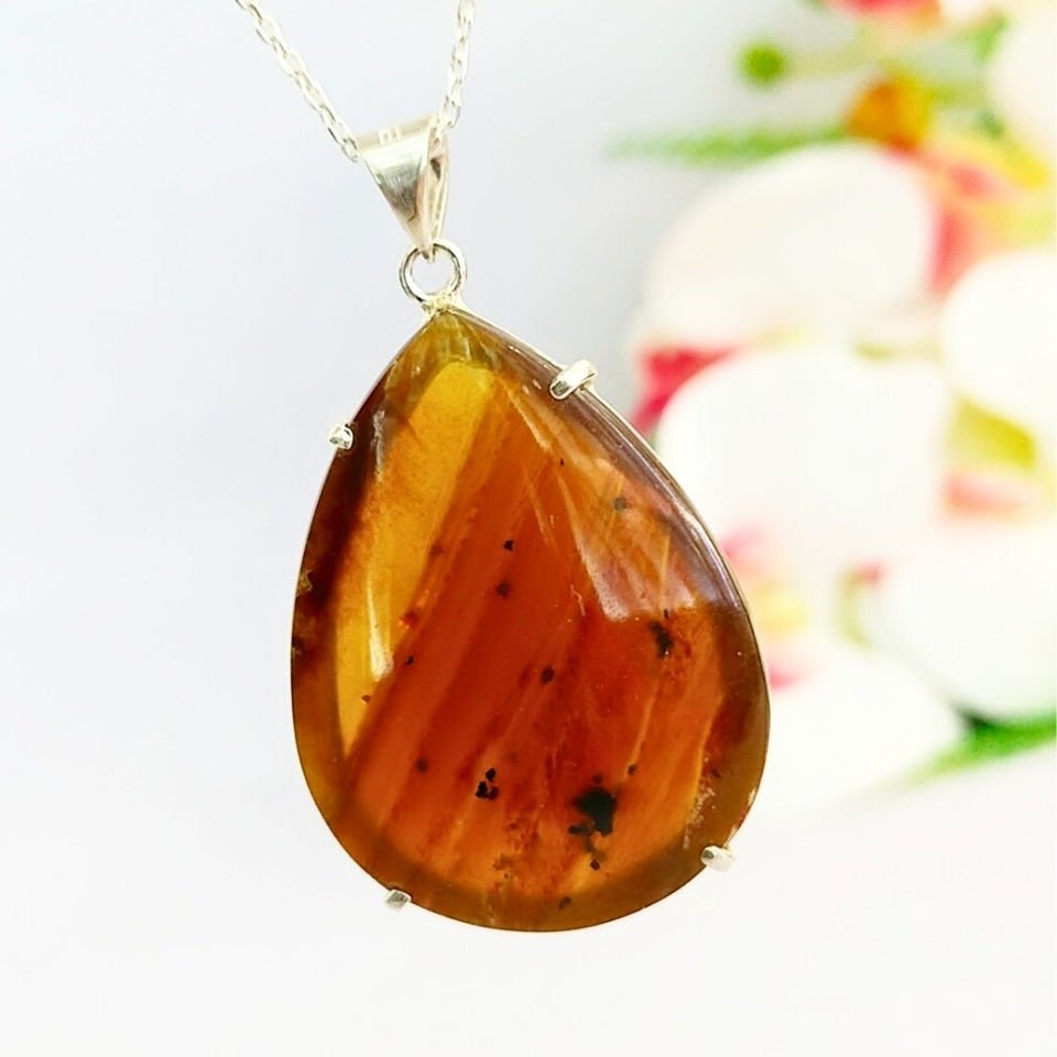 Drop Amber Pendant – KHR516